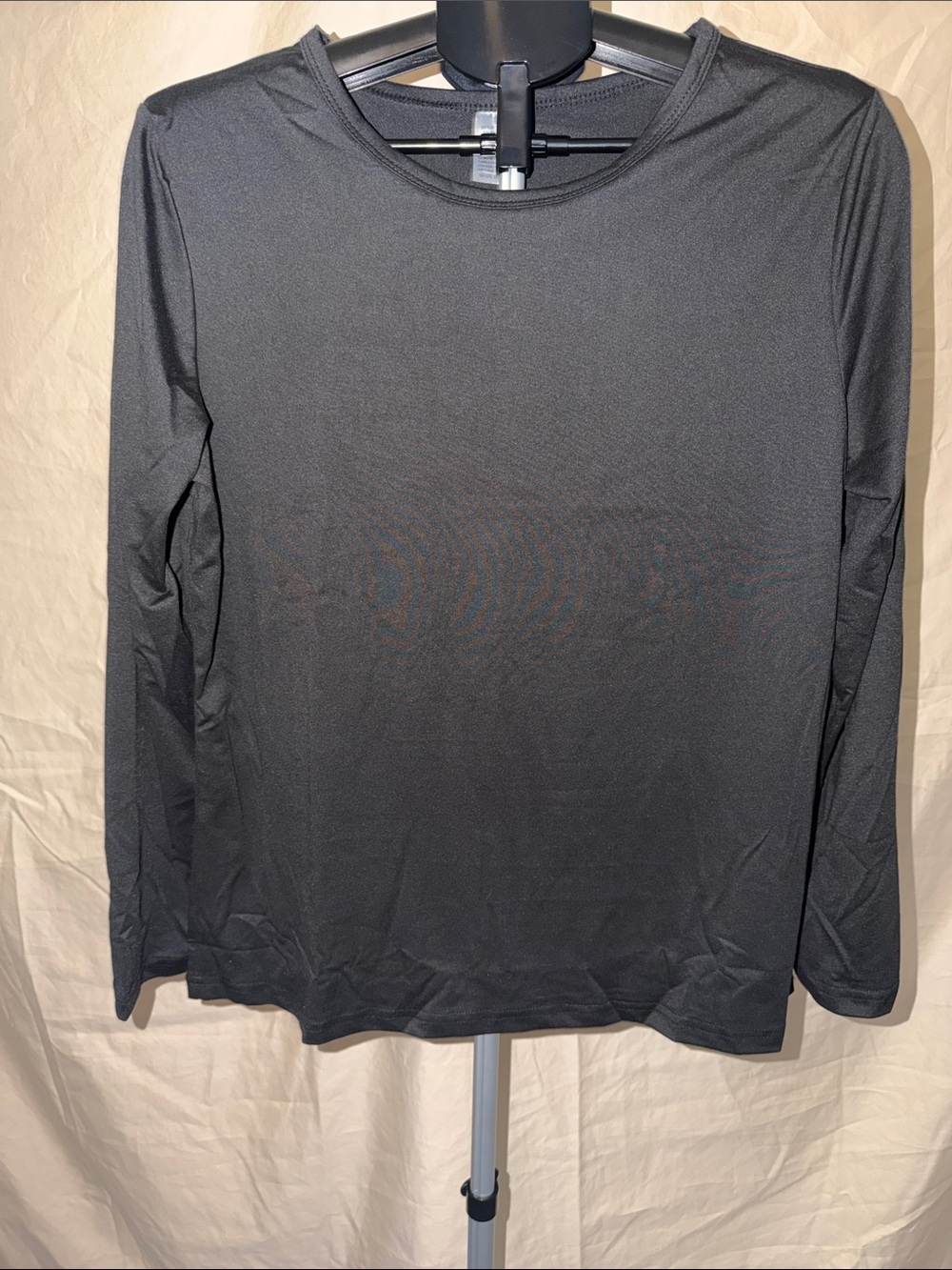 Women’s Long Sleeve Crewneck Tee - Black